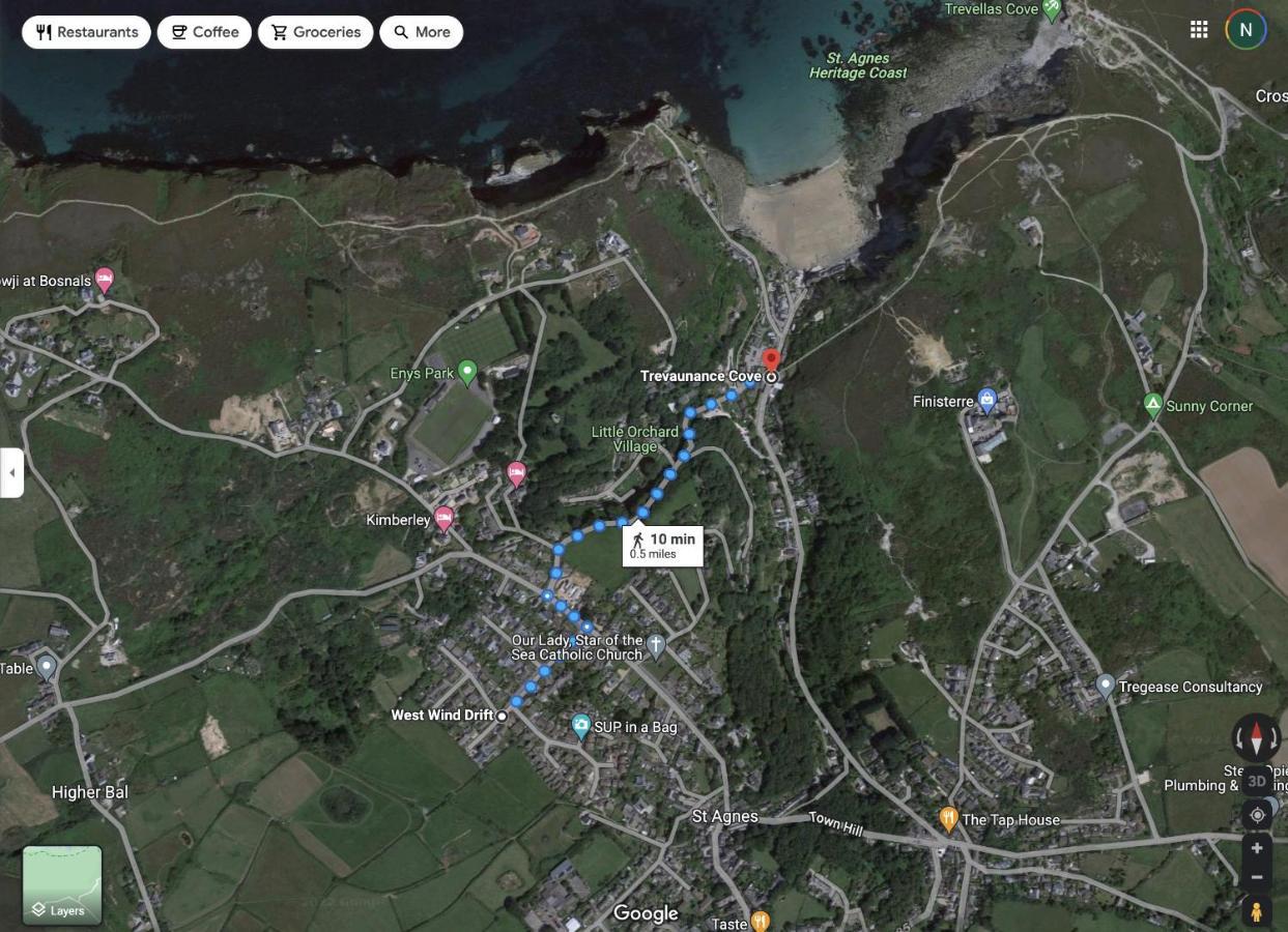 Howlyek, In St Agnes Village Exterior foto