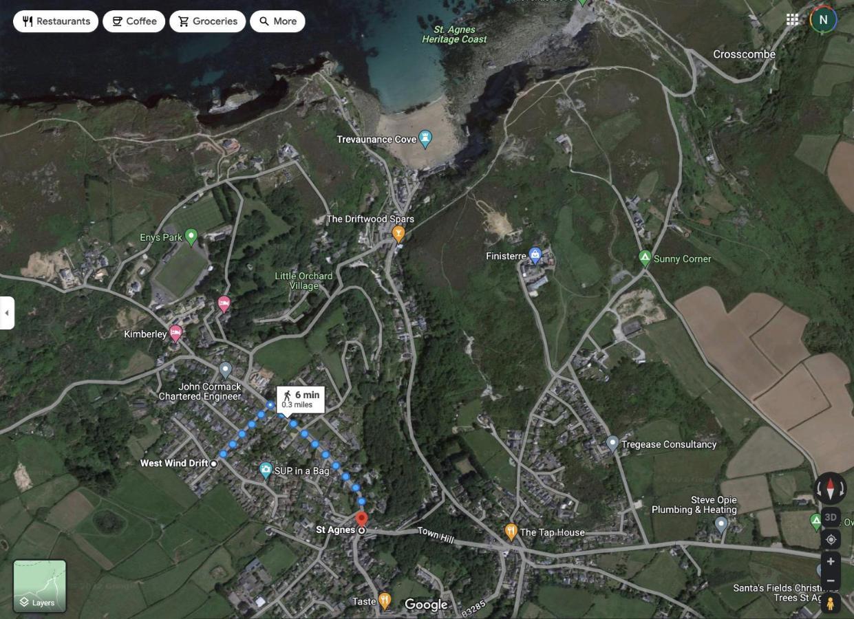 Howlyek, In St Agnes Village Exterior foto