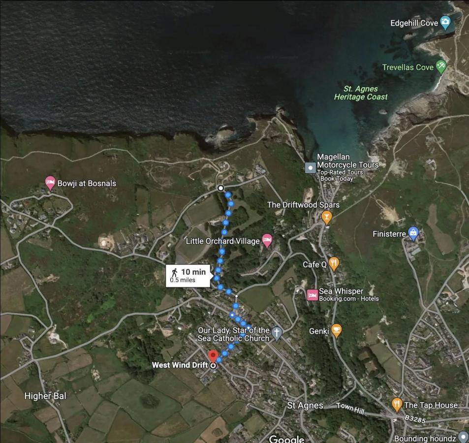 Howlyek, In St Agnes Village Exterior foto